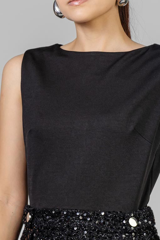JUMPER SHORT LENTEJUELA