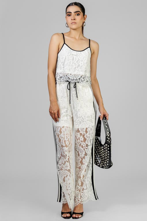 CONJUNTO ENCAJE BLANCO