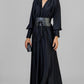 VESTIDO DRAPEADO NEGRO