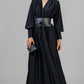 VESTIDO DRAPEADO NEGRO
