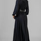 VESTIDO DRAPEADO NEGRO