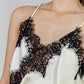 VESTIDO LENCERO ASIMETRICO