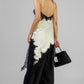 VESTIDO LENCERO ASIMETRICO