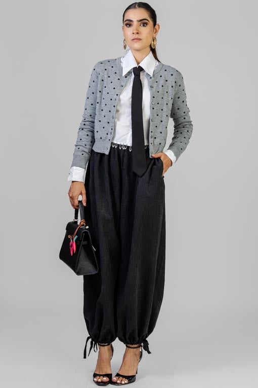SUETER GRIS POLKA