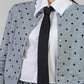 SUETER GRIS POLKA