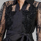 VESTIDO ENCAJE CON PERLAS