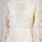 VESTIDO ORGANZA BORDADA