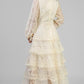 VESTIDO ORGANZA BORDADA
