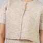 VESTIDO Y BLUSA TEJIDO BEIGE