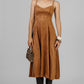 VESTIDO TIRANTE GAMUZA