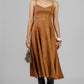 VESTIDO TIRANTE GAMUZA