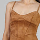 VESTIDO TIRANTE GAMUZA