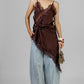 VESTIDO LENCERO ASIMETRICO