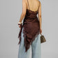 VESTIDO LENCERO ASIMETRICO