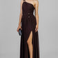 VESTIDO ASIMETRICO HEBILLA