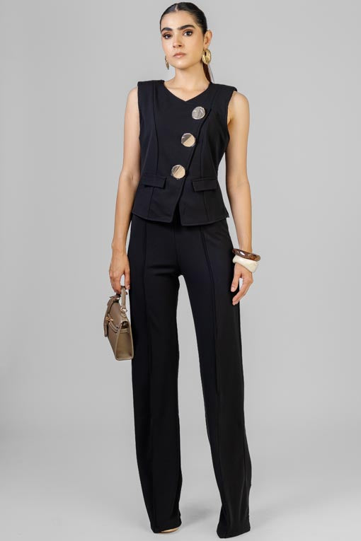 CONJUNTO CHALECO BOTONES