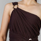 VESTIDO ASIMETRICO HEBILLA