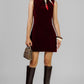 VESTIDO VELVET BURGUNDY