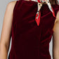 VESTIDO VELVET BURGUNDY
