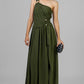 VESTIDO ASIMETRICO HEBILLA