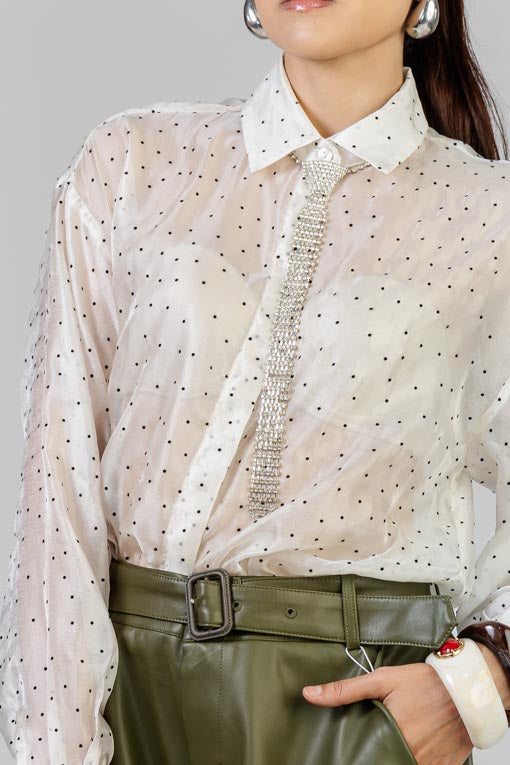 CAMISA ORGANZA POLKA