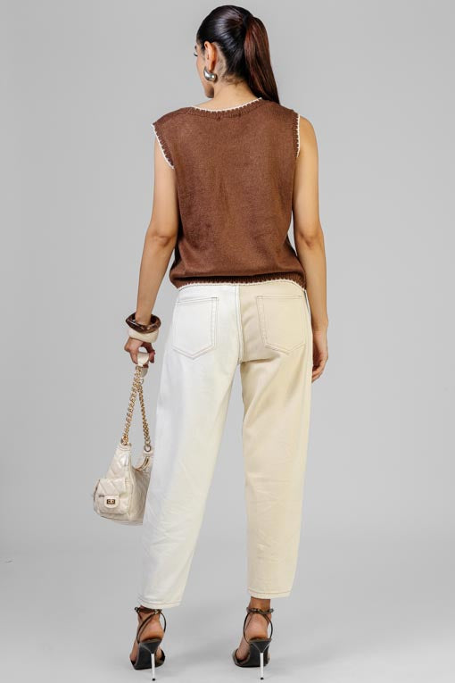 PANTALON JOGGER BICOLOR