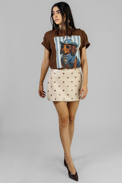 FALDA SHORT DOTS