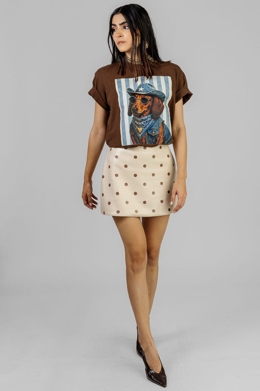 FALDA SHORT DOTS