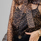 BLUSA ORGANZA ANIMAL PRINT