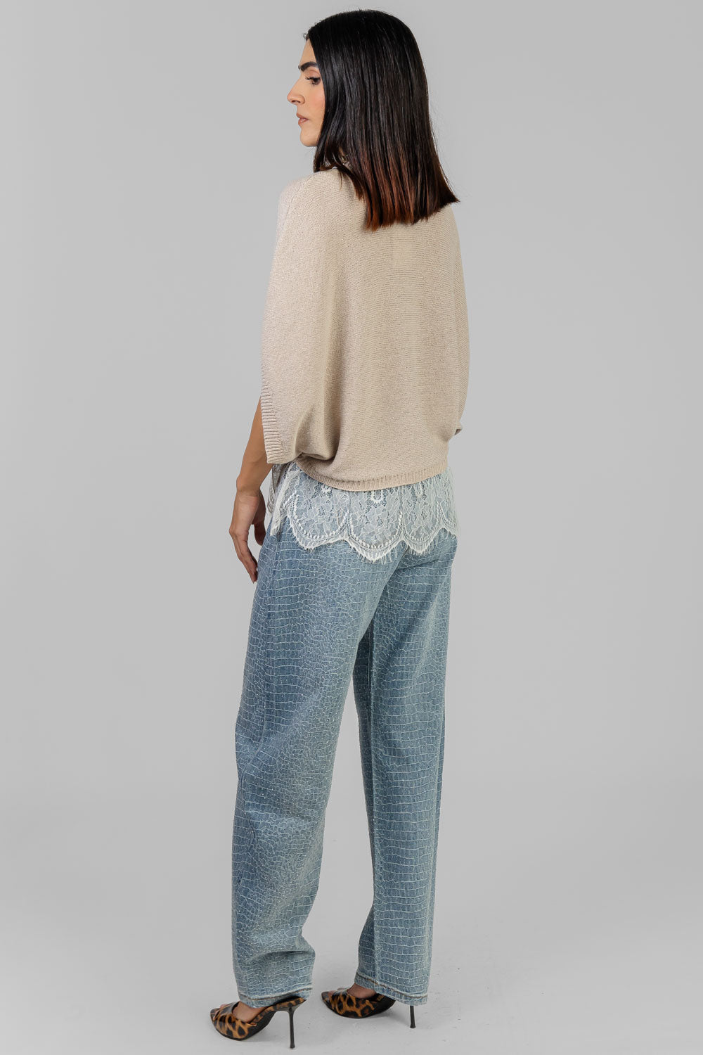 BLUSA PUNTO ENCAJE