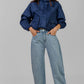 CHAQUETA AZUL ANTE