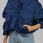 CHAQUETA AZUL ANTE