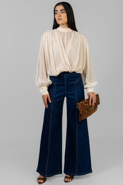 BLUSA DRAPEADA ENVOLVENTE