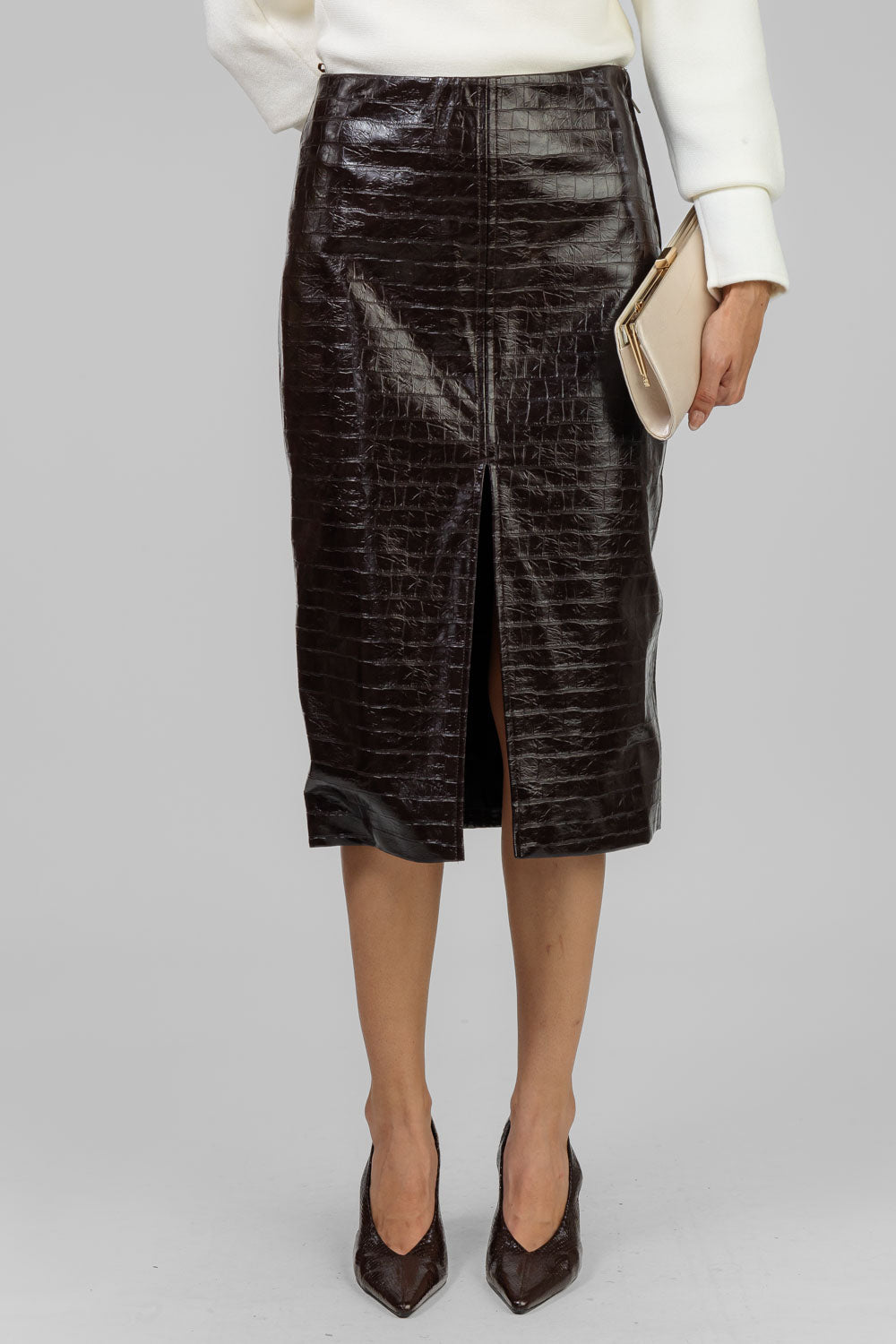 FALDA MIDI COCODRILO