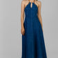 VESTIDO DENIM HALTER