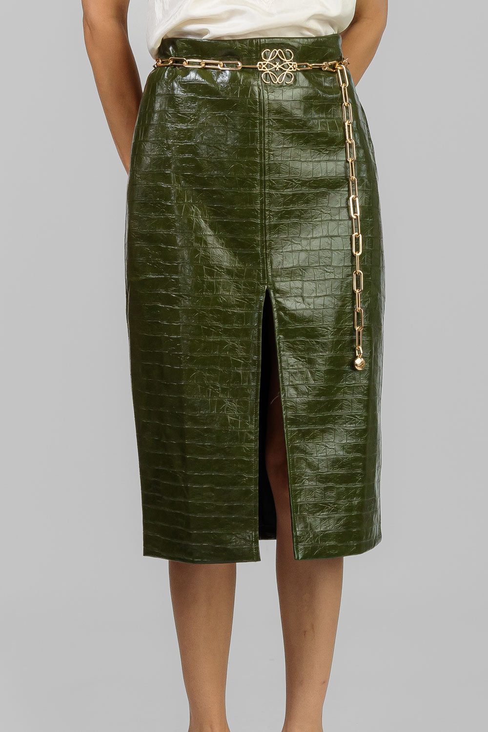 FALDA MIDI COCODRILO