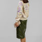 CHAQUETA BOMBER BORDADO LILA