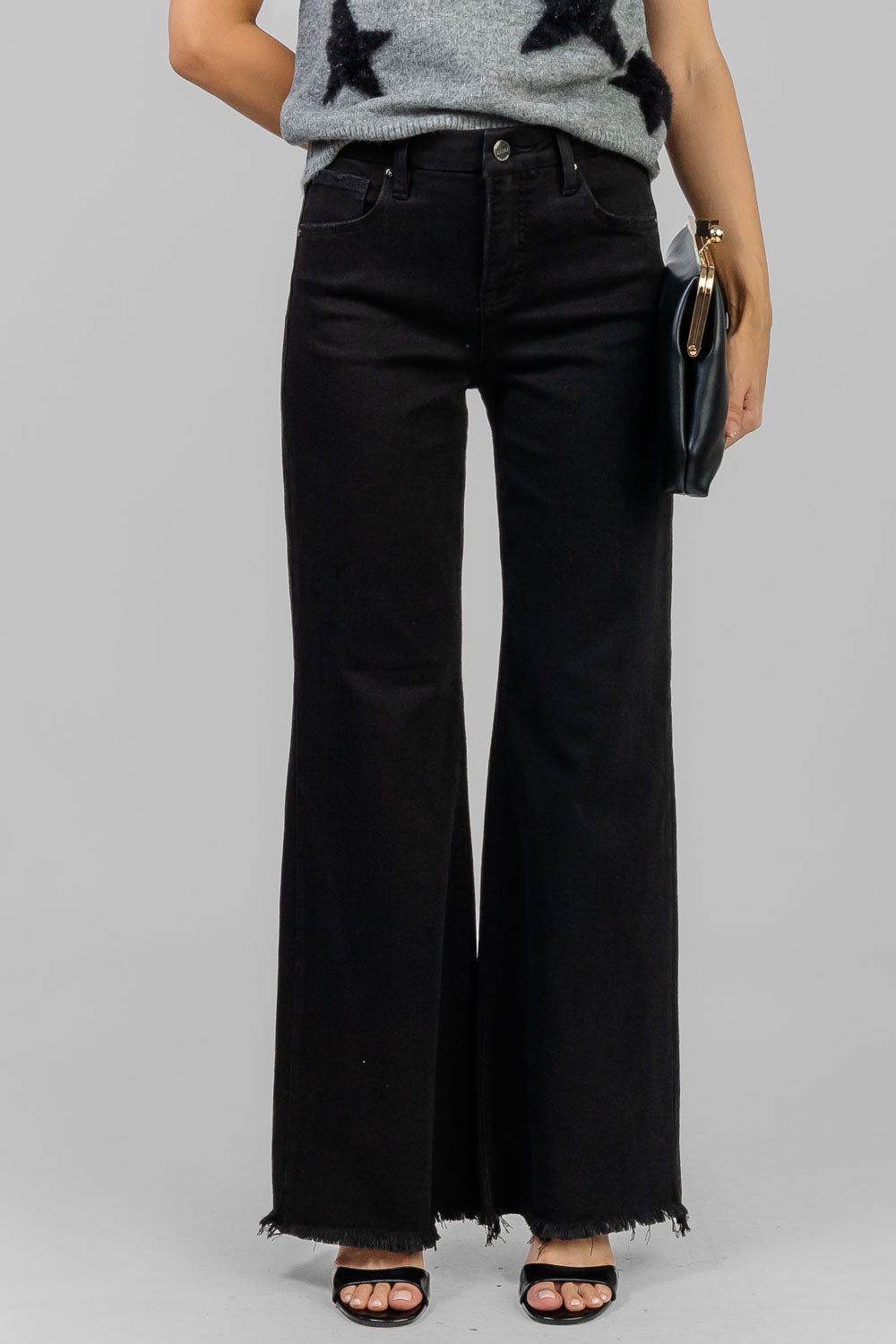 PANTALÓN NEGRO DESGASTE