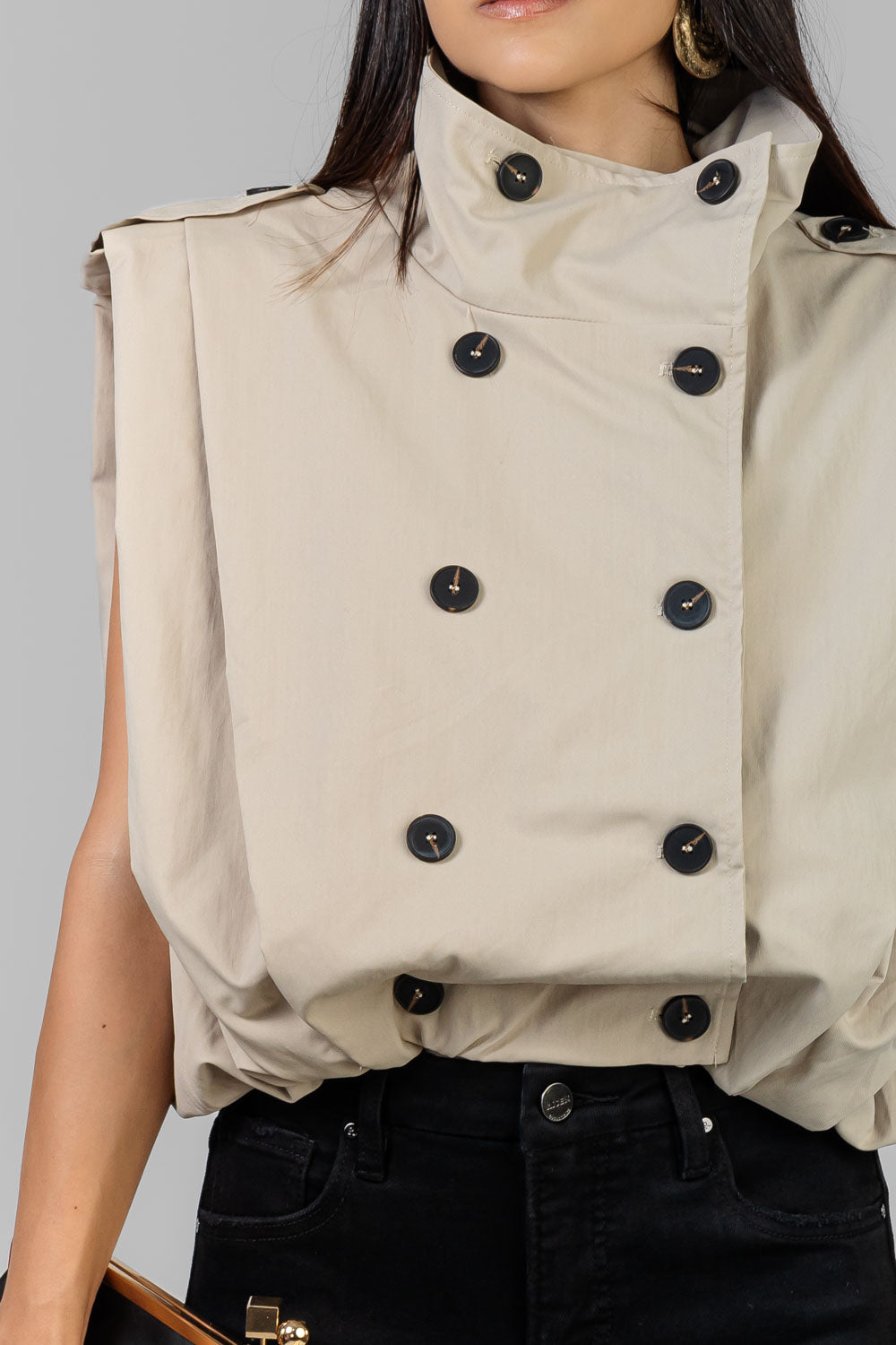 CHALECO BEIGE