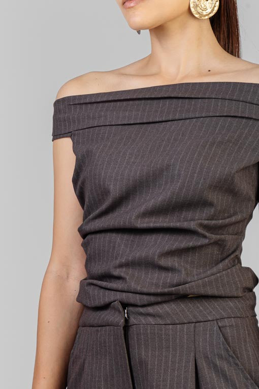 CONJUNTO BLUSA HOMBRO CAIDO