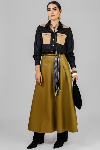 FALDA VINIPIEL PAÑOLETA