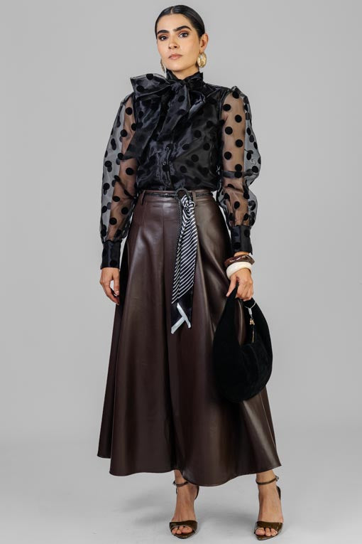 FALDA VINIPIEL PAÑOLETA