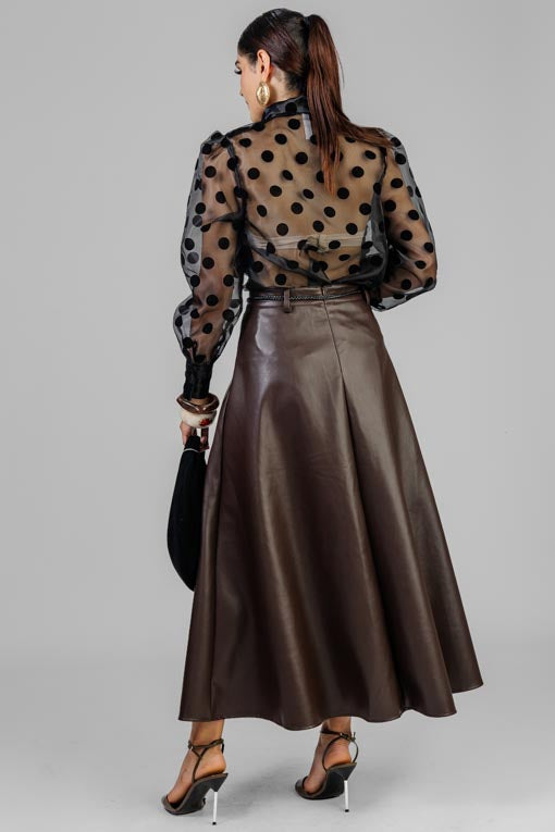 FALDA VINIPIEL PAÑOLETA