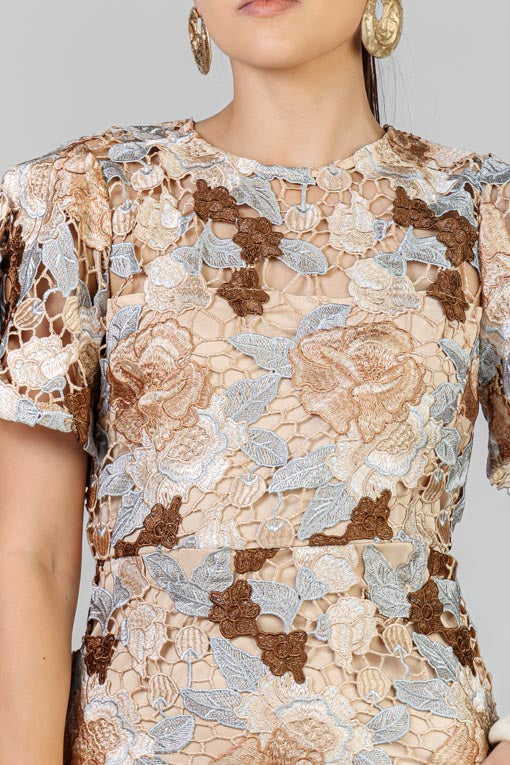 VESTIDO GARDENIA BORDADO