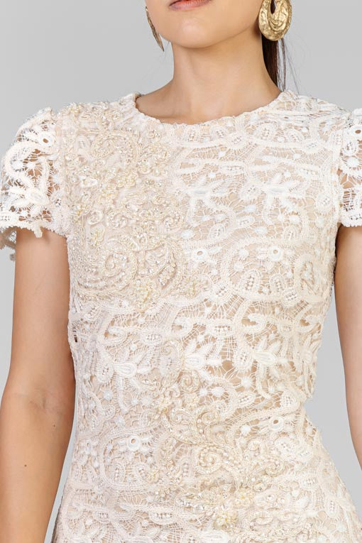 VESTIDO REALCE CHAMPAGNE