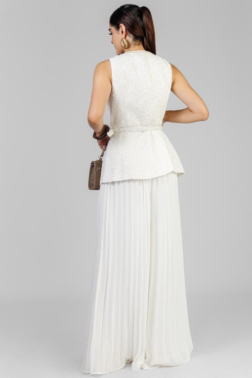 CONJUNTO CHALECO TWEED