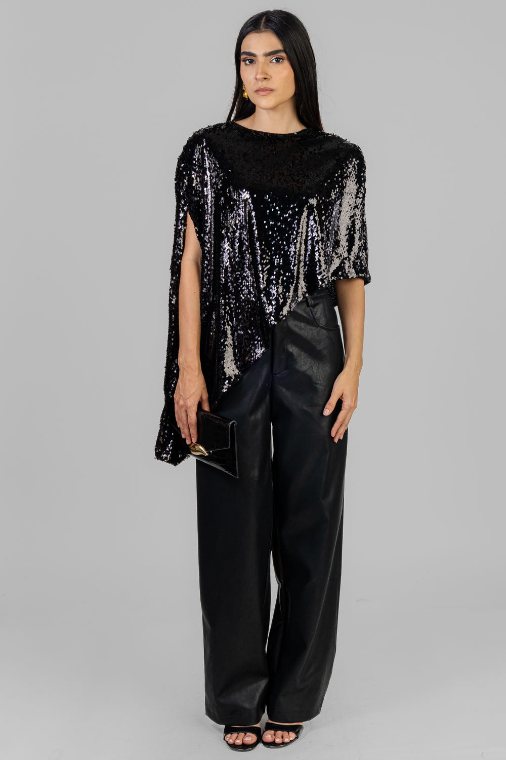 BLUSA LENTEJUELA DIAGONAL