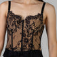 TOP CORSE ENCAJE FLORAL