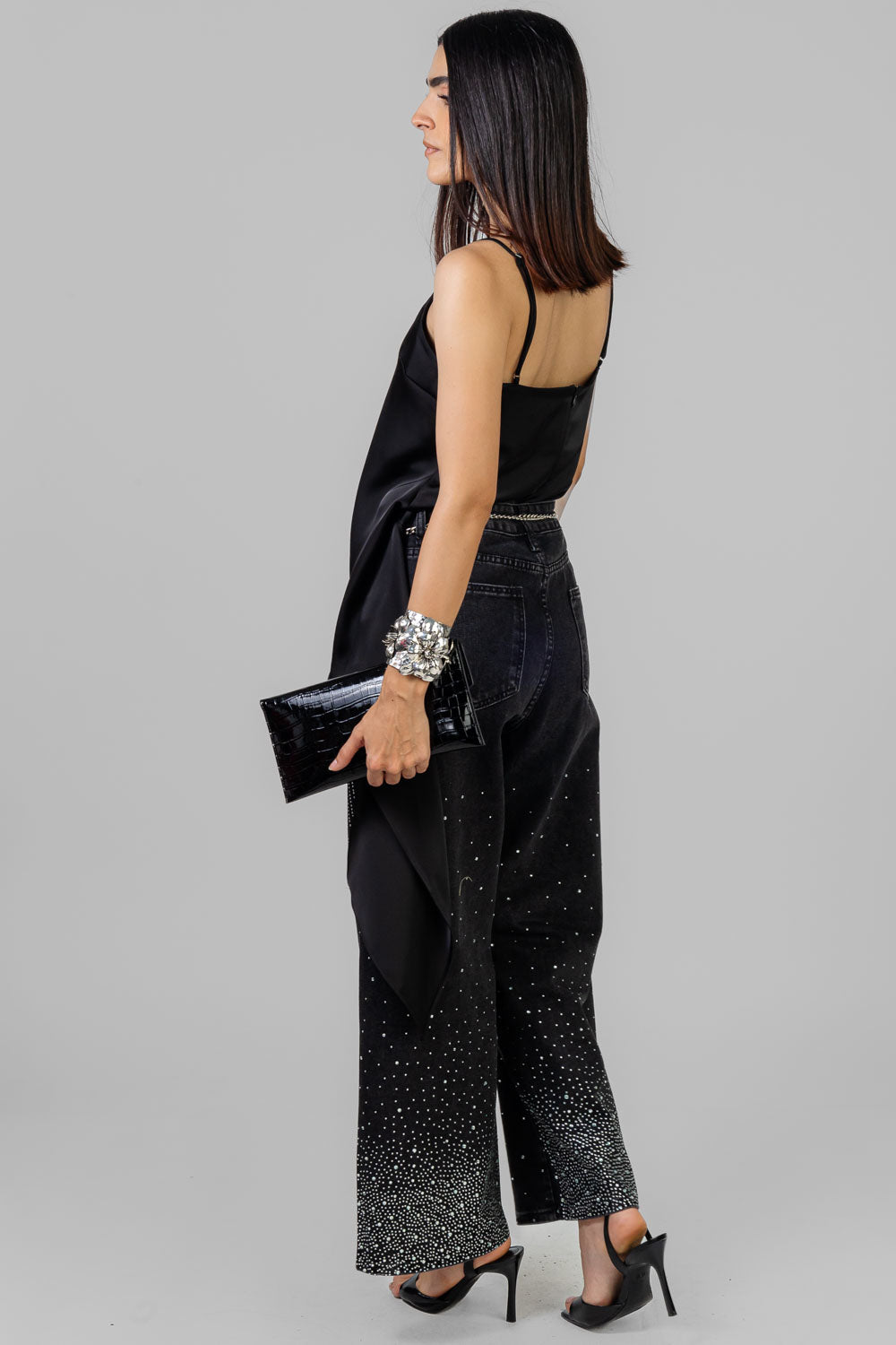 PANTALON DENIM PEDRERIA