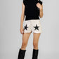 SHORT GAMUZA ESTRELLAS